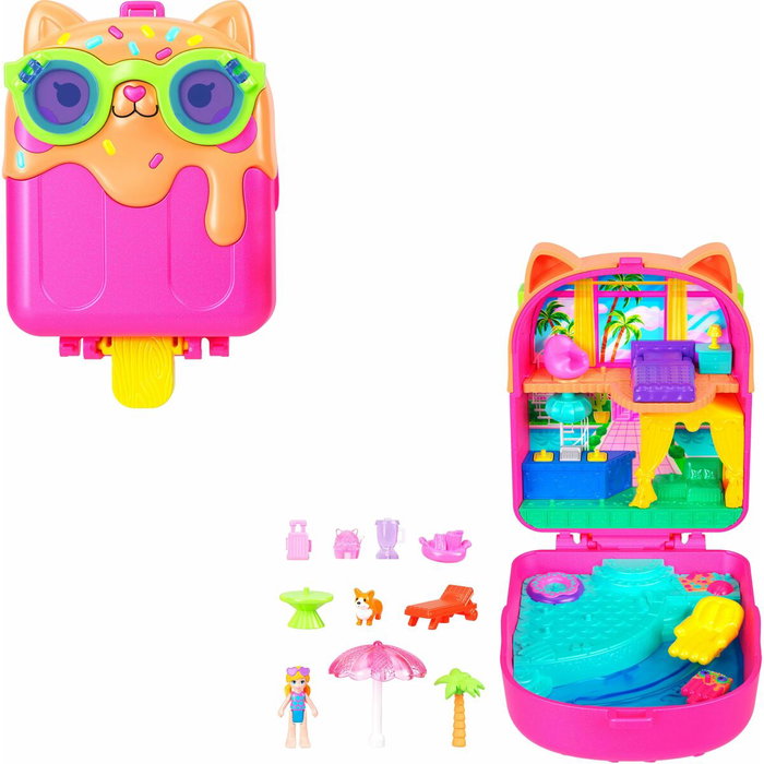Mattel Estuche Hotel Gatito Polly Pocket Mattel Estuche Hotel Gatito Polly Pocket
