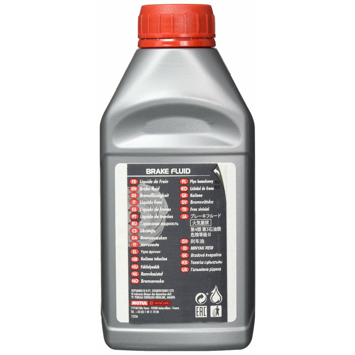 Abc Liquide de frein moto DOT 5.1 synthétique 500 ml Abc Liquide de frein moto DOT 5.1 synthétique 500 ml