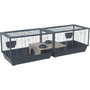 Zolux Cage Néolife Gris 101,5 x 54 x 51 cm pour Lapin et Rongeur