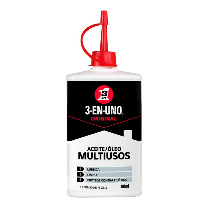 3 En 1 Huile Multiusos 100ml avec Compte-Gouttes - Lubrifiant, Nettoyant et Anti-Rouille 3 En 1 Huile Multiusos 100ml avec Compte-Gouttes - Lubrifiant, Nettoyant et Anti-Rouille