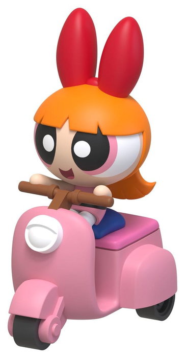 Beast Kingdom Toys The Powerpuff Girls Pull Back Car Blind Box Assortiment de 6