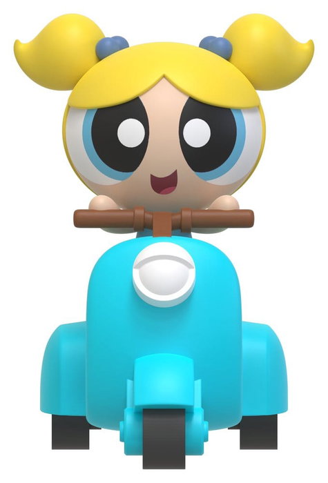 Beast Kingdom Toys The Powerpuff Girls Pull Back Car Blind Box Assortiment de 6