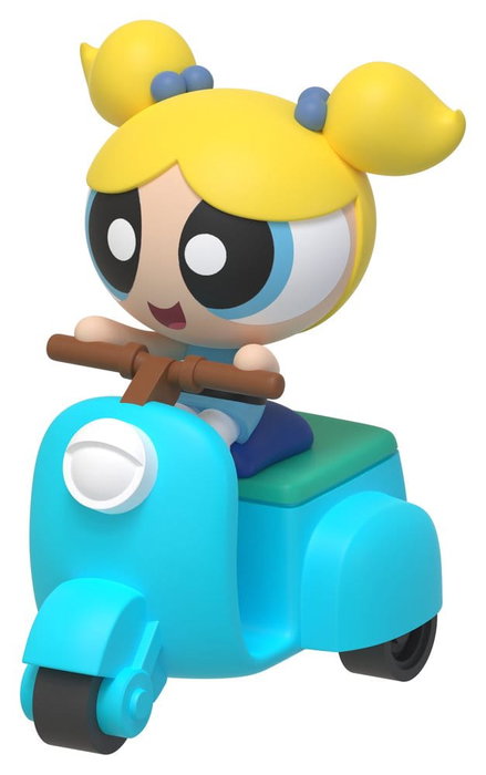 Beast Kingdom Toys The Powerpuff Girls Pull Back Car Blind Box Assortiment de 6