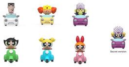 Beast Kingdom Toys The Powerpuff Girls Pull Back Car Blind Box Assortiment de 6