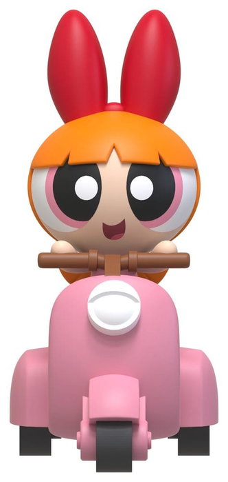Beast Kingdom Toys The Powerpuff Girls Pull Back Car Blind Box Assortiment de 6