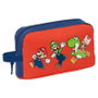 Mamma Mia - Gamelle isotherme de voyage Super Mario Bros - Intérieur aluminium, compartiment à fermeture éclair, dimensions 21.5x6.5x12 cm