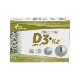 PINISAN Vitamina D3+K2 60 capsules