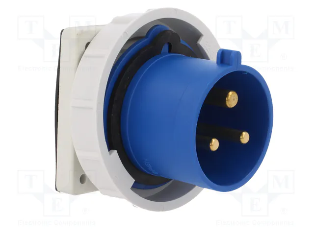 PAWBOL Connecteur d'alimentation AC mâle 32A 400V AC IP67 PAWBOL Connecteur d'alimentation AC mâle 32A 400V AC IP67