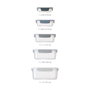 Joseph Joseph Nest Lock Ensemble de 5 Boîtes de Conservation Bleu