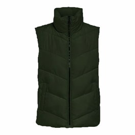 Gilet Femme Jack & Jones Jdyfinno Life Short Padd Vert foncé 10