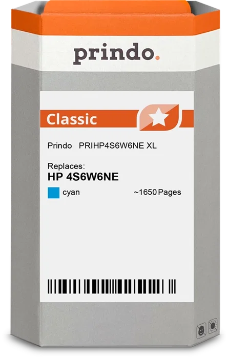 Prindo Classic XL Cartouche d'encre cyan compatible HP 937e Prindo Classic XL Cartouche d'encre cyan compatible HP 937e