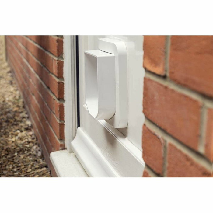 Sureflap Chatière à puce électronique Blanc (21 x 21 cm)