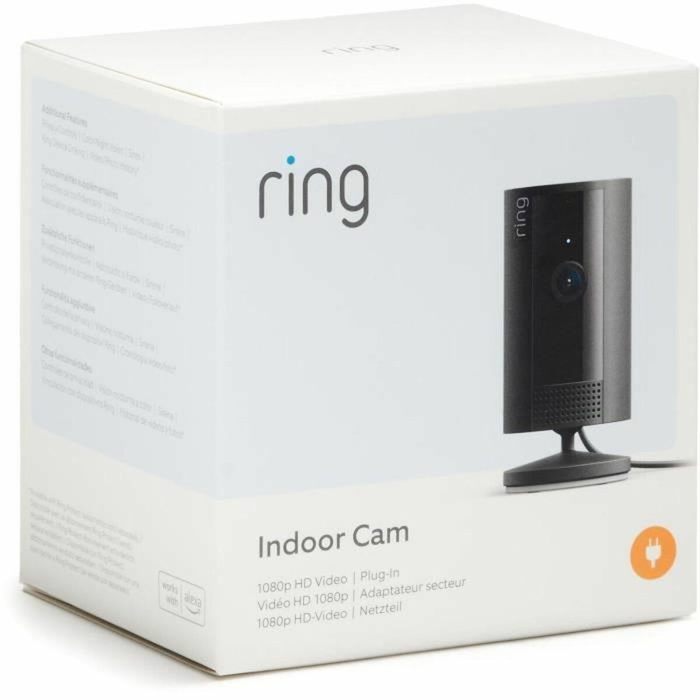Ring Caméra de surveillance 2ème Génération - Intérieur - Noir Ring Caméra de surveillance 2ème Génération - Intérieur - Noir