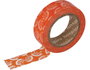 Innspiro Cinta masking tape Washi Serie Floral orange 15mm x 10m