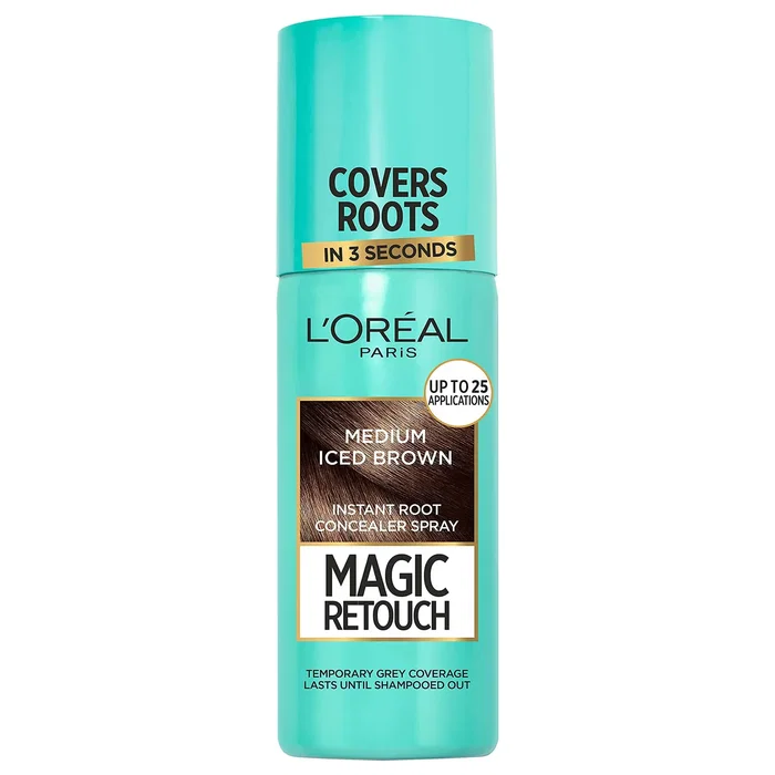 L'Oreal Paris Magic Retouch Spray retouche racines Medium Iced Brown L'Oreal Paris Magic Retouch Spray retouche racines Medium Iced Brown