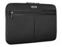 Targus Mobile Elite Sleeve Housse pour ordinateur portable 13-14 pouces Noir Nylon similicuir