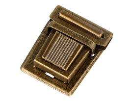 Innspiro Broche Tupi Rectangulaire Acier Or Vieilli 47x40 mm