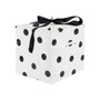 Party Time Boîte cadeau pliable 13x13x13 cm avec ruban