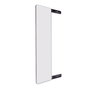 Emuca Miroir extractible pour armoires et dressings Quartz, pivotant à 180°, 1.000x300mm, Aluminium, verre et acier, Titane