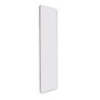 Emuca Miroir extractible pour armoires et dressings Quartz, pivotant à 180°, 1.000x300mm, Aluminium, verre et acier, Titane