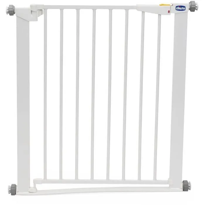 Chicco - Barrière de Sécurité pour Enfants avec Fermeture Automatique, Largeur Ajustable 74-79 cm, Pour Usage Intérieur Chicco - Barrière de Sécurité pour Enfants avec Fermeture Automatique, Largeur Ajustable 74-79 cm, Pour Usage Intérieur