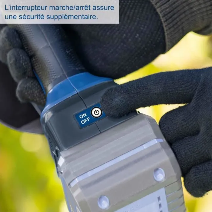 Scheppach BC-PS150-X - Tronçonneuse sans fil 6" (15.8 cm) 20V IXES - Compacte et légère - Guide-chaîne ProCut - Sans batterie ni chargeur