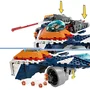 LEGO 76278 Marvel Le Vaisseau Spatial de Rocket contre Ronan, Jouet Les Gardiens de la Galaxie Vaisseau Minifigurines