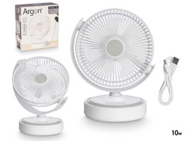 ARGON Ventilateur de table USB Blanc 10W