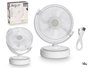 Argon Ventilateur de Table USB 10W Blanc 25x28x11 cm (Set de 4)