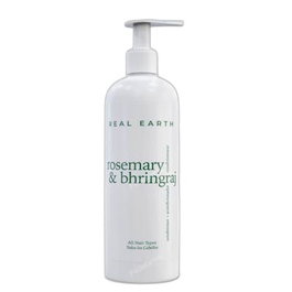 REAL EARTH STORIES Après-shampooing Romarin & Bhringraj 500 ml (Reconditionné)