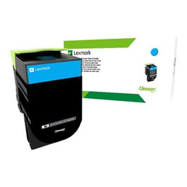 Lexmark 70C2HCE Cartouche Toner Cyan Haute Capacité pour Imprimante - Original