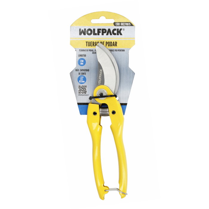 WOLFPACK LINEA PROFESIONAL Tijera Podar 1 Mano 3164/225 Mm Entry WOLFPACK LINEA PROFESIONAL Tijera Podar 1 Mano 3164/225 Mm Entry