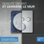 GROHE Ensemble de douche encastrée à mitigeur thermostatique et pomme haute 31 cm - Multijets - Réf. 34877000 - Finition chromée