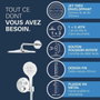 GROHE Ensemble de douche encastré Vitalio Rain Mono 310 - Gris