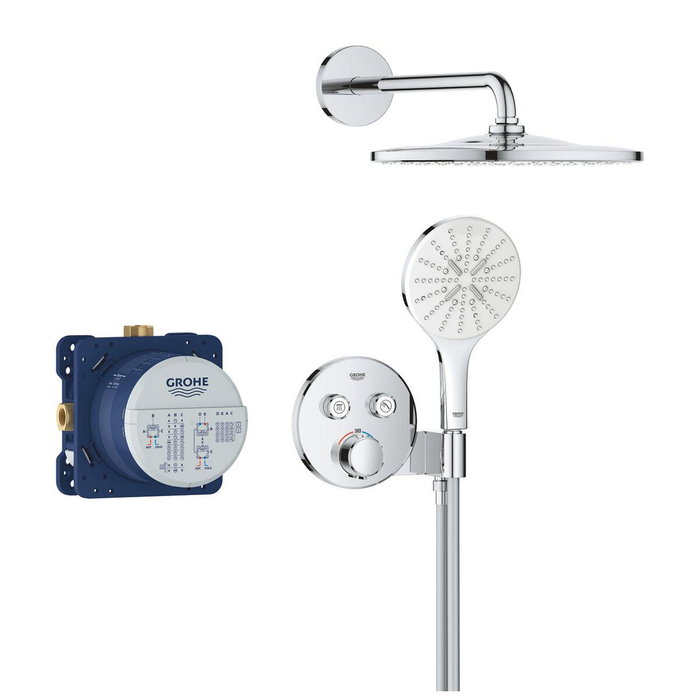 GROHE Ensemble de douche encastré Vitalio Rain Mono 310 - Gris GROHE Ensemble de douche encastré Vitalio Rain Mono 310 - Gris