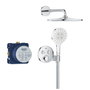 GROHE Ensemble de douche encastré Vitalio Rain Mono 310 - Gris