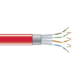 Black Box Câble Ethernet CAT6 S/FTP (PiMF) multibrin en bobine - Blindé - Pour data center, vidéo HD et réseau 1000BASE-T