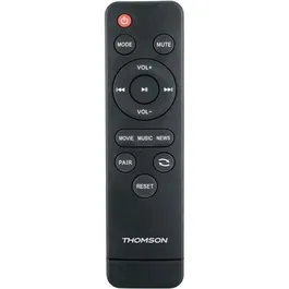 Thomson - Barre de son noire - 120W - Bluetooth 5.3, HDMI ARC/CEC, USB, entrée optique, AUX, égaliseur, télécommande - 230V