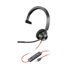 HP Blackwire 3310 Casque Monaural USB-C avec Adaptateur USB-C/A