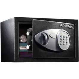 Master Lock Coffre fort électronique programmable - Format M - 22 x 35 x 27 cm - Acier - Noir et gris métal - Sécurité maison et bureau