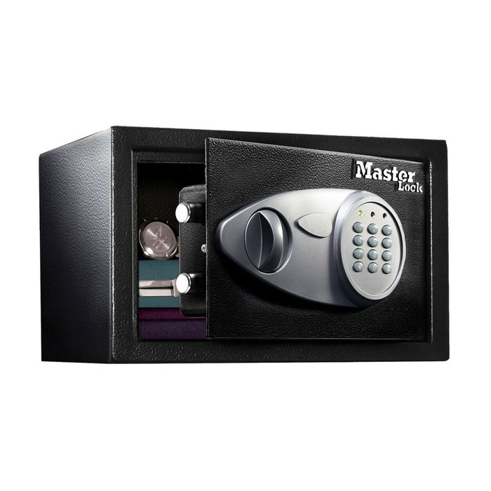 Master Lock Coffre-fort X055ML Noir et Gris Métal 16 L
