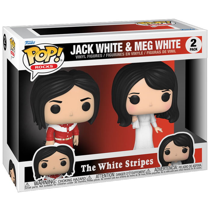 Funko Pop The White Stripes - Pack de 2 figurines Jack White et Meg White