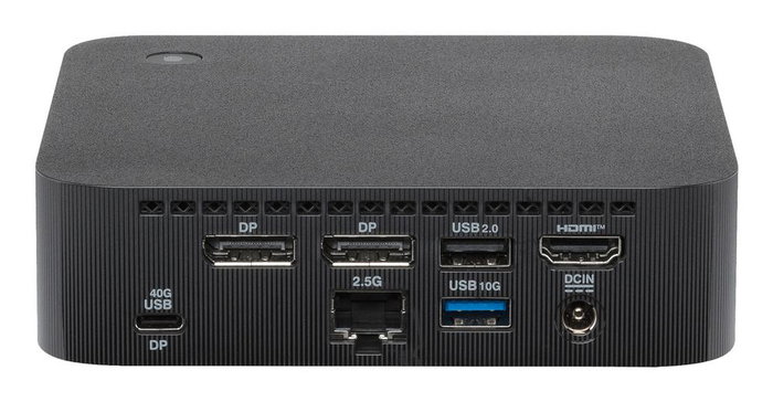 Asus ExpertCenter PN54-BBR522MNS1 Mini PC Barebone AMD Ryzen 5 220, DDR5, Noir