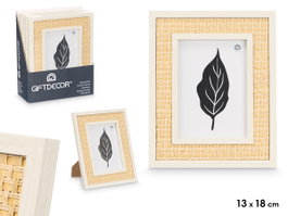 GIFTDECOR Portafotos Naturel Corde 13 x 18 cm (Lot de 12)