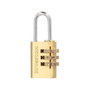 WOLFPACK LINEA PROFESIONAL Cadenas à combinaison en laiton 22 mm, 3 chiffres
