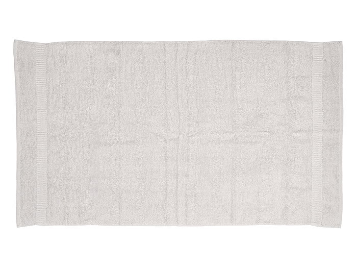 Berilo Serviette de Bain Unie 90x150 cm Gris Clair (Set de 12)