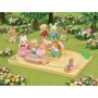Sylvanian Families - Train Tchou-tchou des Bébés 5320 - La Crèche, l'École - Jouet à Pousser avec Bébé Ours - 3 ans et plus