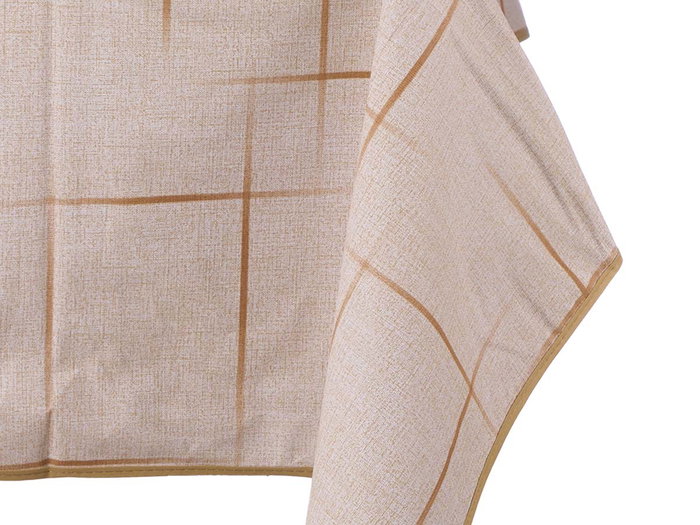 Kinvara Nappe Carrée Assortie Couleurs Terre 140x140cm (Set de 24)