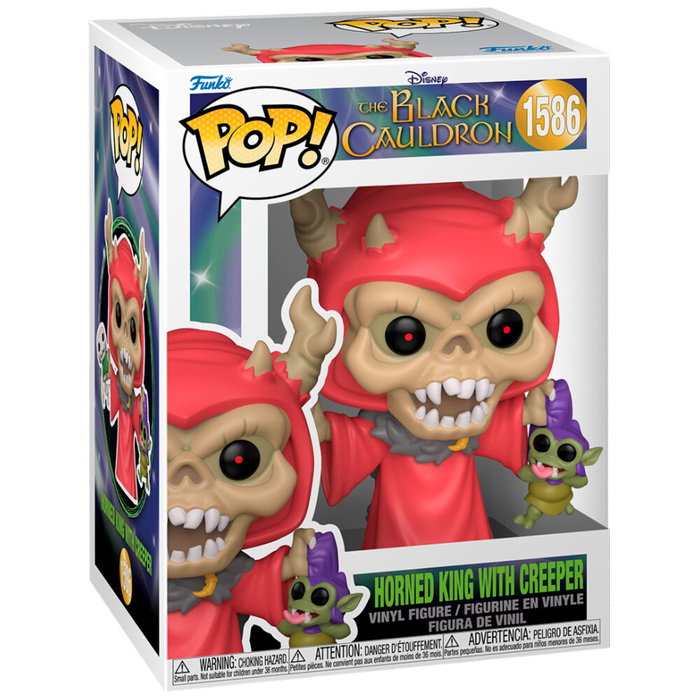 FUNKO Disney Le Calderon Noir Horned King With Creeper Figure POP