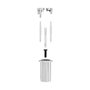 Roca AH0001700R Kit double bouton-poussoir long pour mécanisme de chasse d'eau D2D